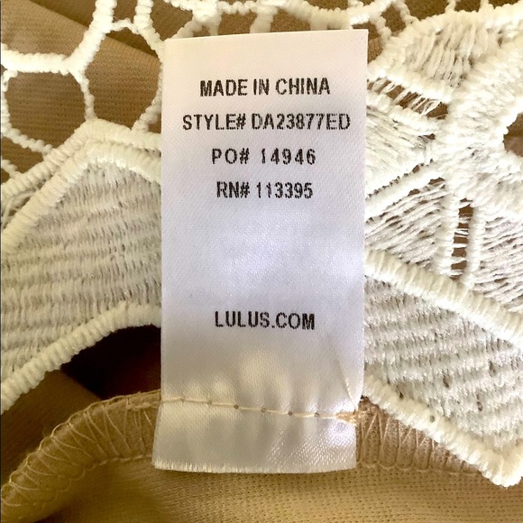 Beautiful White Crochet Lace Dress - Picture 15 of 15